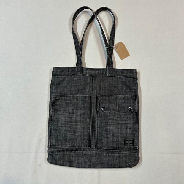 요시다 포터 온스 코튼 데님 숄더백 토트백 V4
