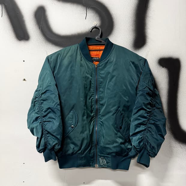 VTG 빈티지 빅사이즈 리버시블 Ma-1 플라이트 봄버 자켓