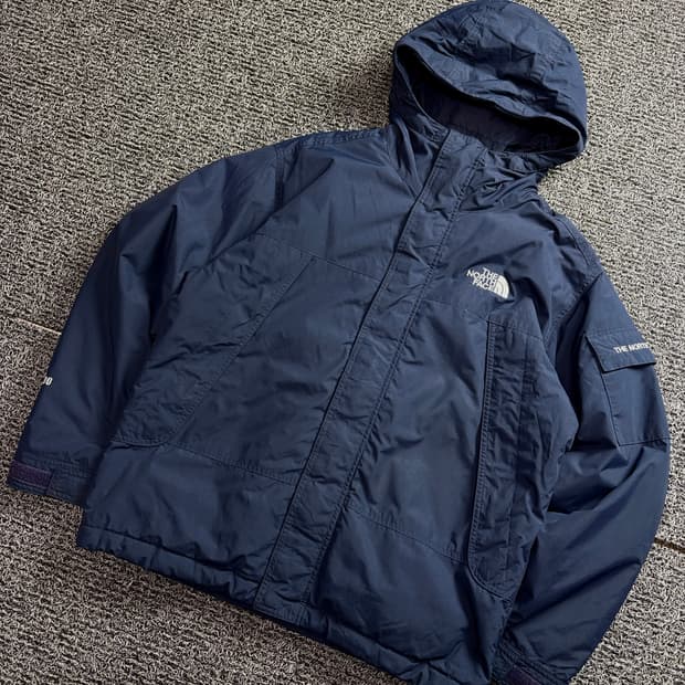 노스페이스 포텟 테크웨어 마운틴 다운 파카 네이비 1594