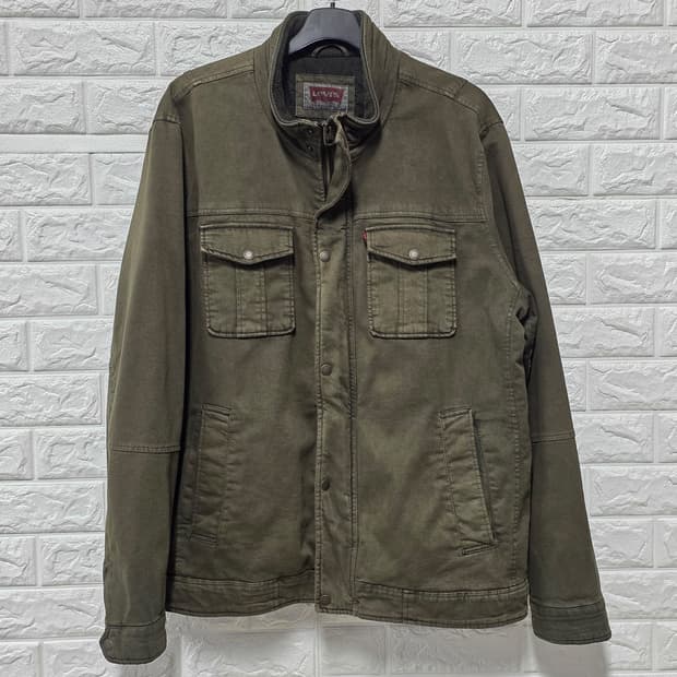 택포) XL리바이스 올리브 사파리 카고 자켓