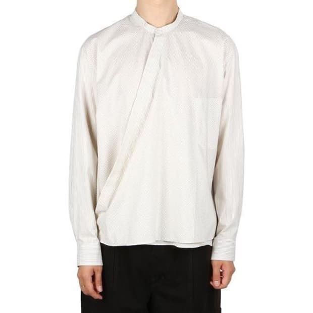 (L) 르메르 랩오버 셔츠 스트라이프