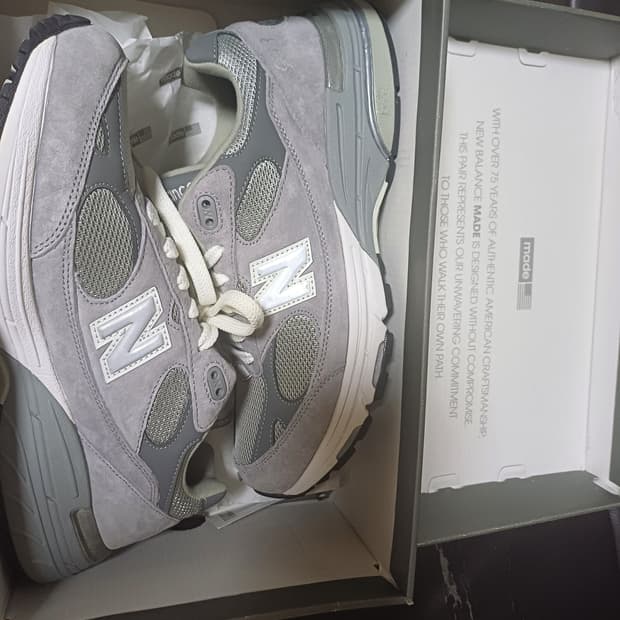 뉴발란스993 그레이 260size 발볼D 정품