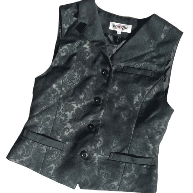 Jacquard vest 자카드 베스트