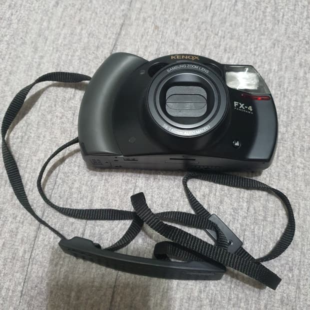 삼성 케녹스 FX-4 블랙 색상 필름 카메라 (A)