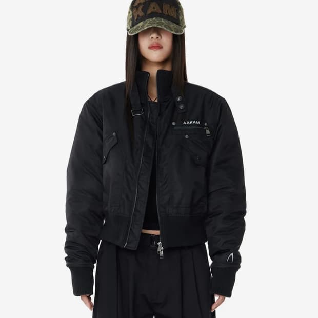 아캄 하이넥 봄버 자켓 1사이즈