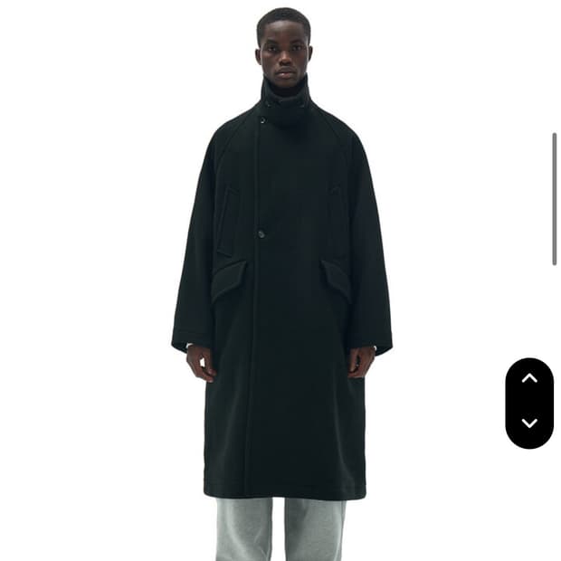 Moif trc 코트 블랙 펠트