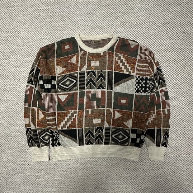 VINTAGE usa made knit sweater