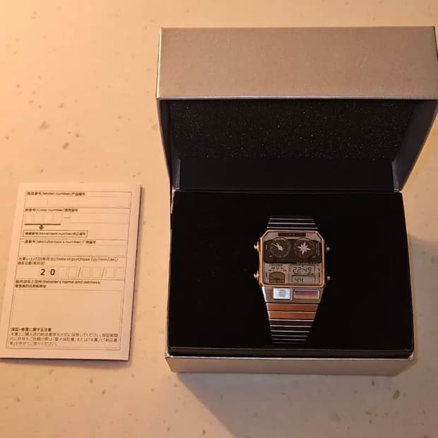 (풀구성)시티즌 아나디지템프 우에노140주년 한정판 팝니다(매우귀함)ㅓ