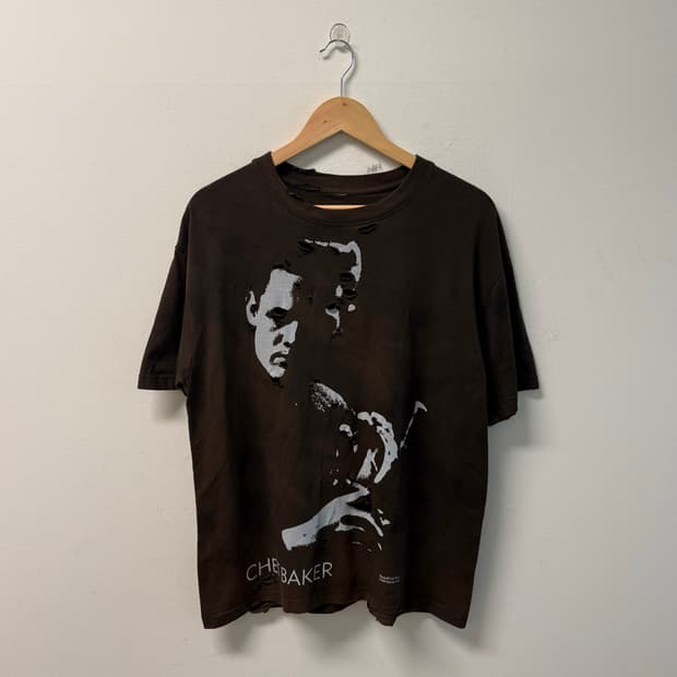 CHET BAKER distressed vintage mood tee