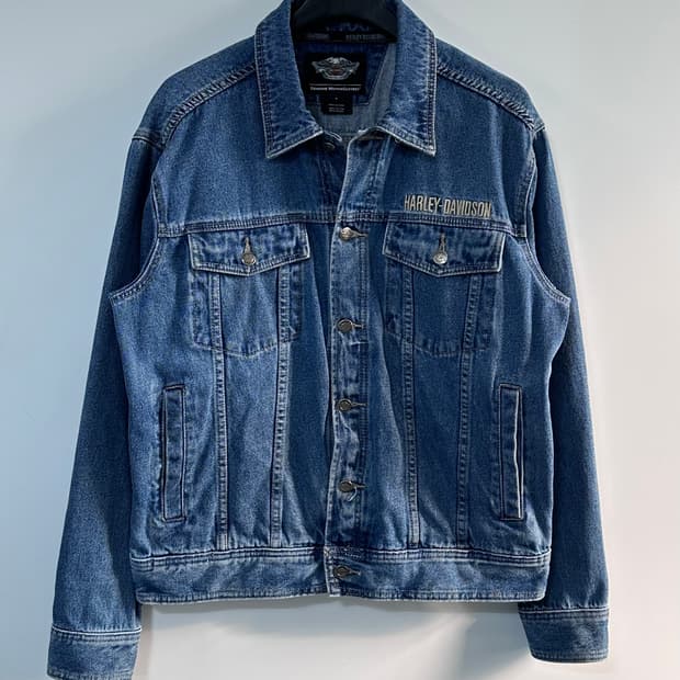 할리데이비슨 로고 데님 자켓 (va.117)