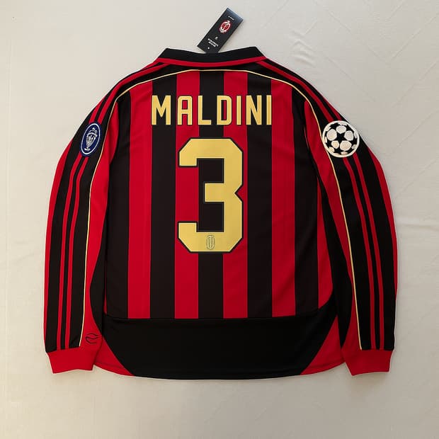 06-07 AC밀란 말디니 긴팔 유니폼
