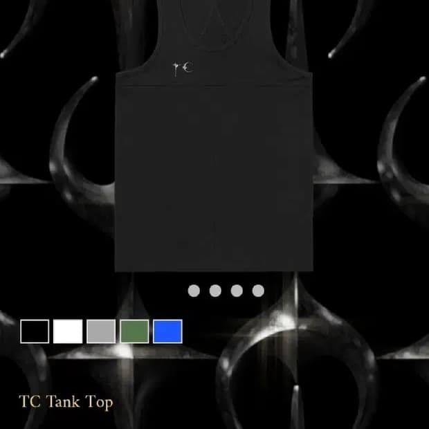 떠그클럽 tc 탱크탑 나시 블랙