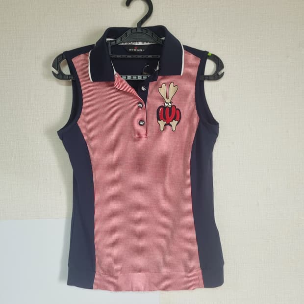 엠유스포츠 민소매 프린트