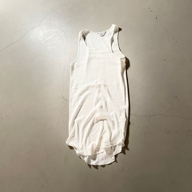 언유즈드  Rib Tank Top