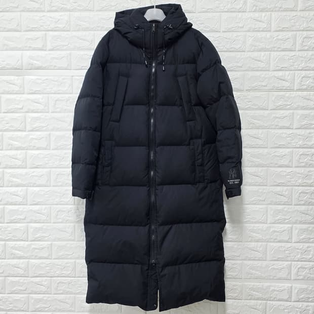 택포) MLB 뉴욕 양키스 다운 롱패딩 블랙 90