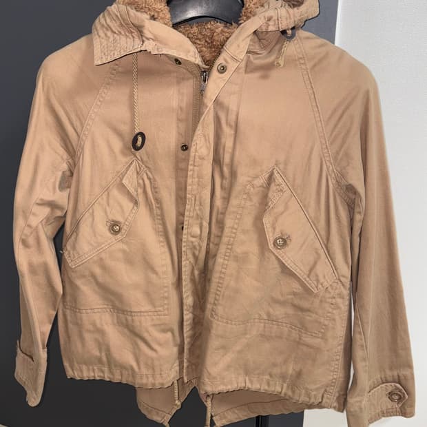 도트 사파리 자켓 