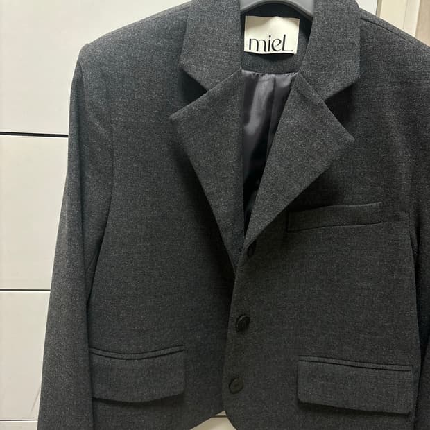 플랜트마켓 챠콜자켓