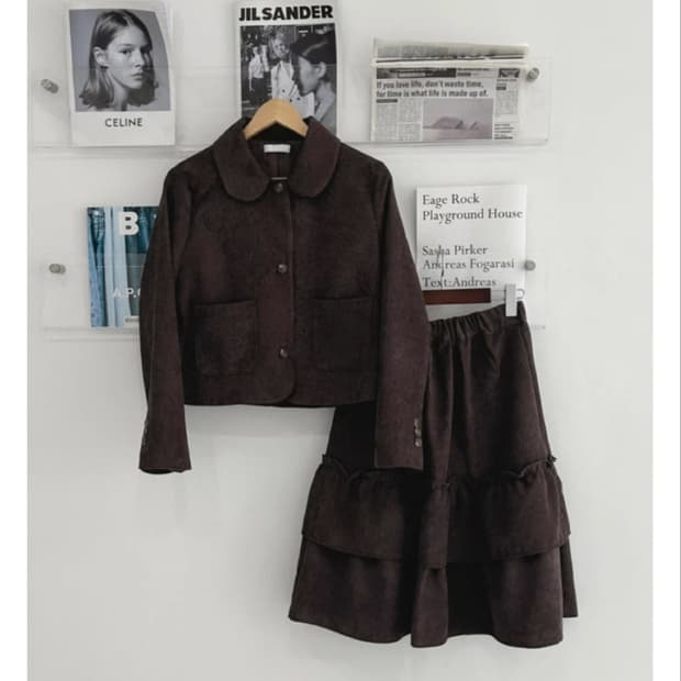 틸데서울 골덴 투피스 set 