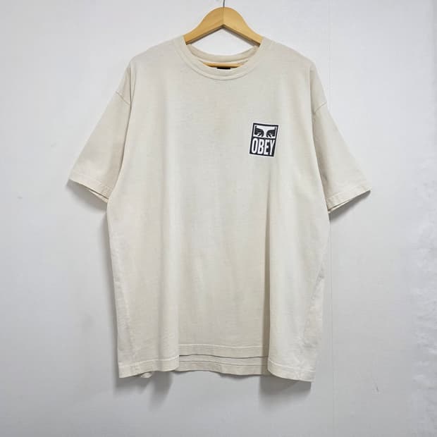 XL 오베이 반팔티셔츠 아이보리