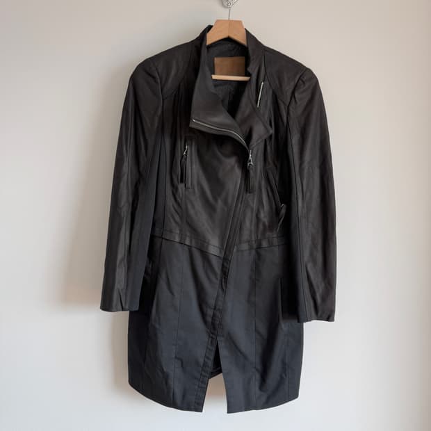 도호(Doho) 고트스킨 레더 코트 자켓