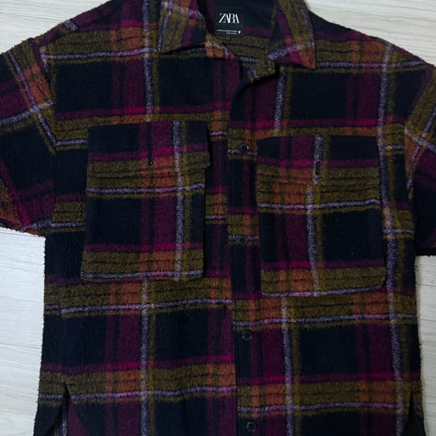 자라 오버사이즈 셔츠자켓 