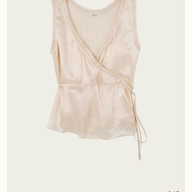 리본빛 Tippy Shirring Blouse