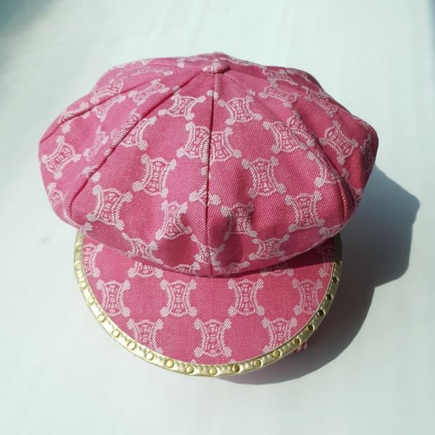 00s CELINE Denim Jacquard Hat