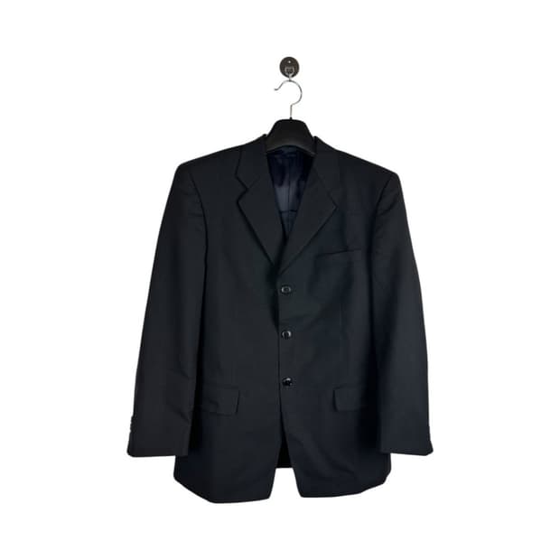 M) 히로코 코시노 클래식 3버튼 블랙 수트 SO-P--