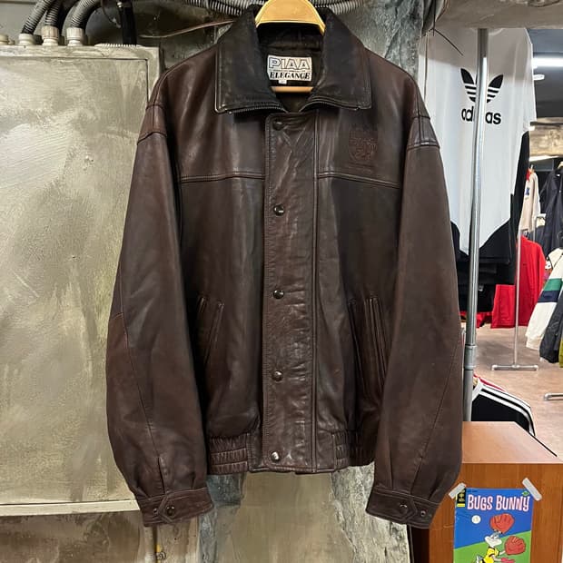 빈티지 램가죽 레더 자켓 브라운 #csz2039