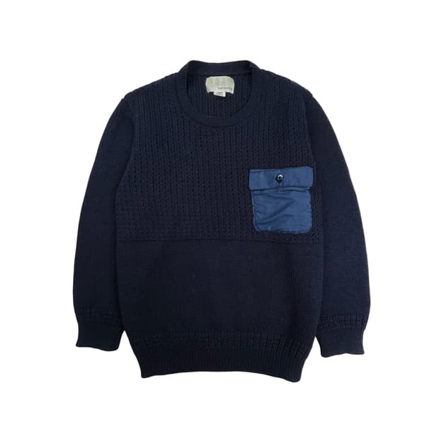 pocket wool knit