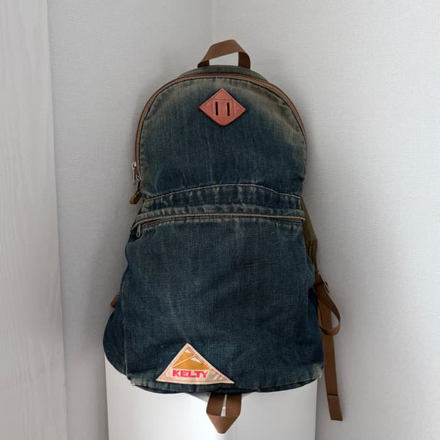 켈티 x gohemp 콜라보 데님 돼지코 백팩 kelty