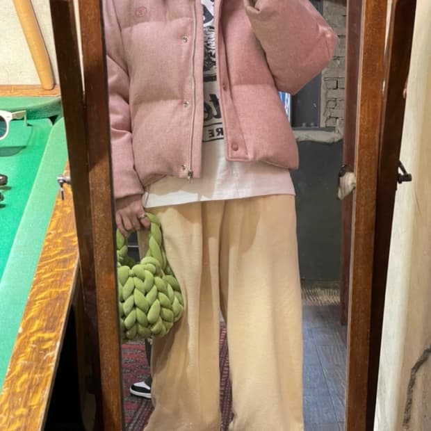 택O) 시엔느 암스트롱 임페로 구스 다운 핑크