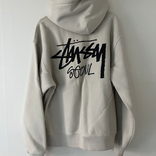 스투시 서울 후드티 L