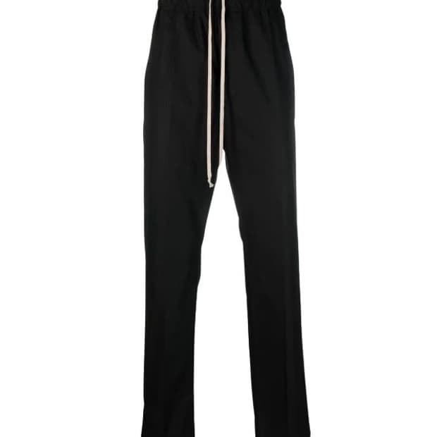 릭오웬스 다크쉐도우 22ss 드로스트링 코튼팬츠