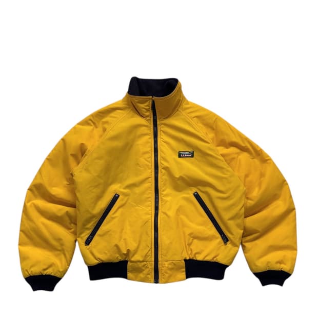 90s 엘엘빈 플리스 라이닝 웜업자켓 usa
