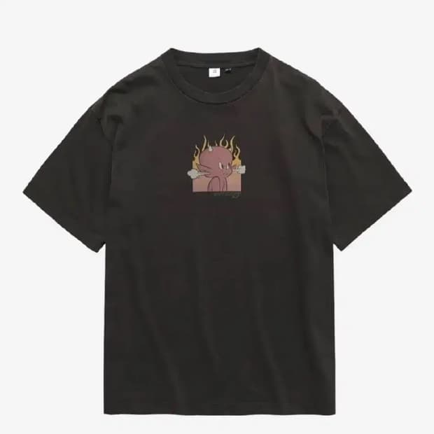 [3] 폴리테루 핫스터프 플레임 반팔 티셔츠