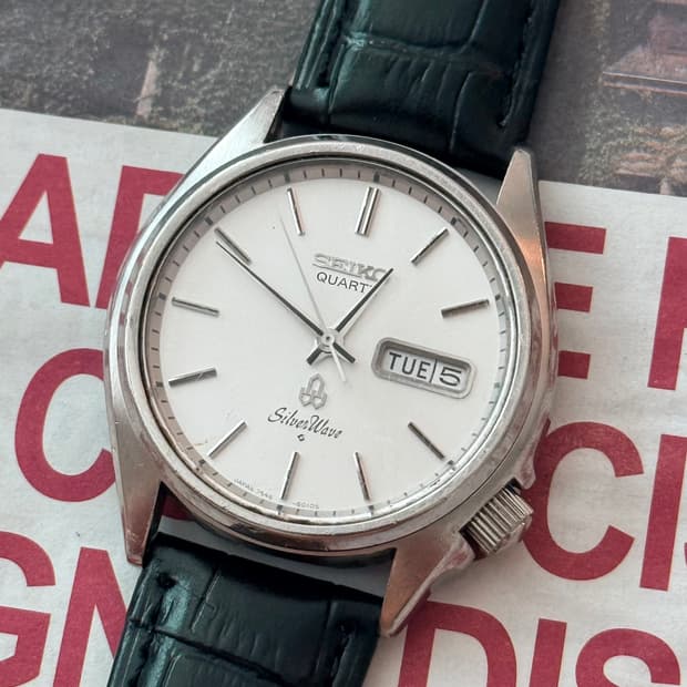 Seiko 세이코 SilverWave Quartz Day-Date