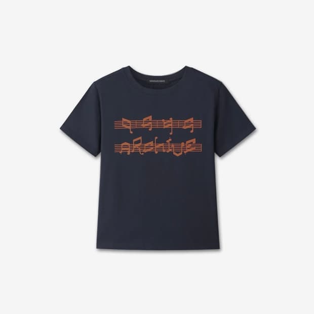 9999아카이브 Music Note Print T