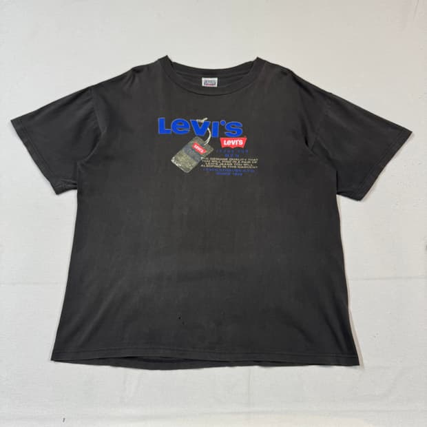 L) 리바이스 90s 빈티지 튜블러 반팔 티셔츠