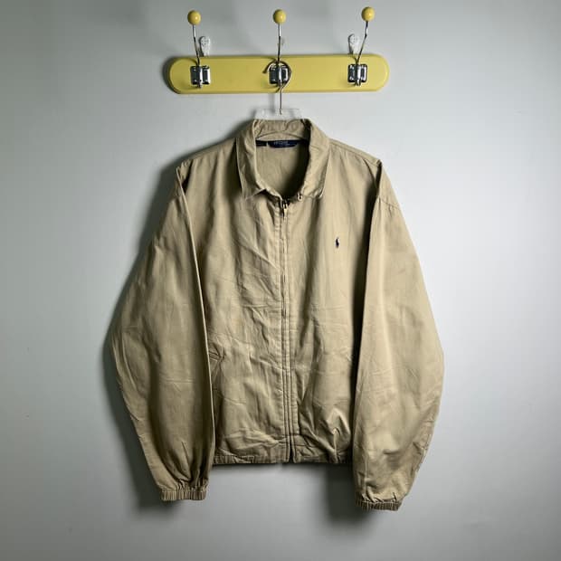 90's usa 폴로 랄프로렌 베이지 스윙탑 자켓 L