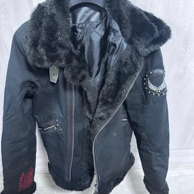 펑크 무스탕 빈티지