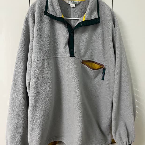 L.L.Bean 엘엘빈 그레이 풀오버 후리스