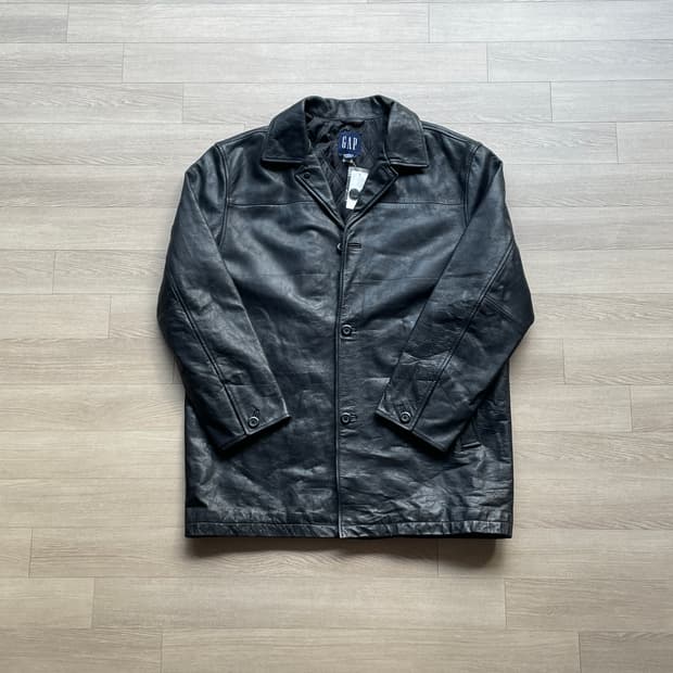 90s 올드갭 레더 카코트 gap carcoat