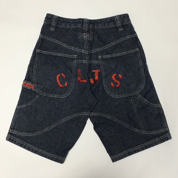 C-line 백포인트 데님 버뮤다 팬츠