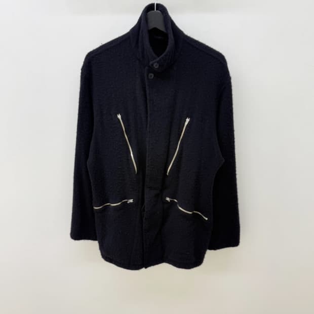 코모리 축융 울 밀리터리 자켓