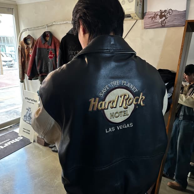 90’s Hard Rock Hotel Leather Jacket