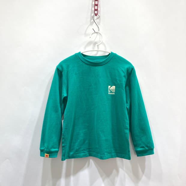 코닥 키즈 긴팔티셔츠 그린 130 