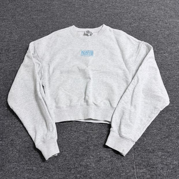 마리떼 크롭 맨투맨