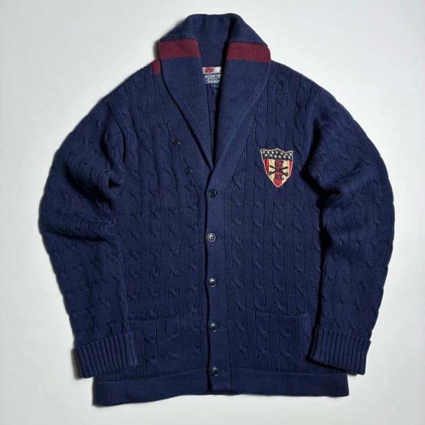 폴로 랄프로렌 숄카라 케이블 니트 가디건 R3269