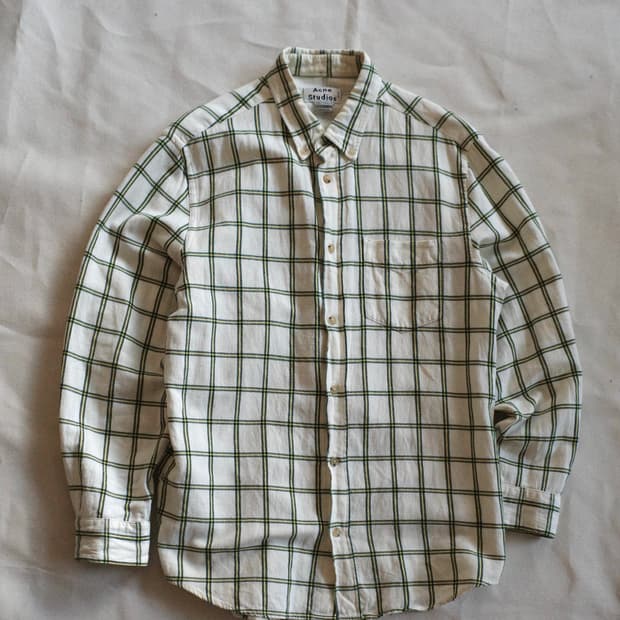 아크네 스튜디오 체크 셔츠